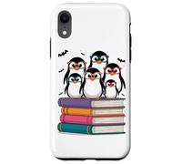 Famille de Pingouins sur des Livres avec Lunettes de Soleil Coque pour iPhone XR