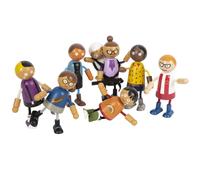 Famille de poupées souples avec bébé