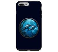 Famille de Requins marteaux plongeurs dans l'océan Coque pour iPhone 7 Plus/8 Plus
