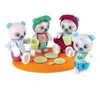 Famille des Ours polaires en matériaux renouvelables