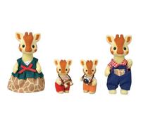 Famille Girafe - 4 personnages articulés - Orange - Mixte