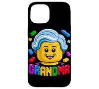 Famille Grand-mère Maître Builder Brique de Construction pour Enfants Coque pour iPhone 15