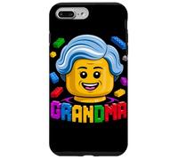 Famille Grand-mère Maître Builder Brique de Construction pour Enfants Coque pour iPhone 7 Plus/8 Plus