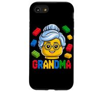 Famille Grand-mère Maître Builder Brique de Construction pour Enfants Coque pour iPhone SE (2020) / 7/8