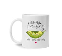 Famille Ha-Pea Mug Durable Tasse À Thé Unique Tasse À Café Idée Cadeau Pour Noël Anniversaire Collègue 330Ml