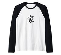 Famille Kanji/Calligraphie Chinoise Japonaise Manche Raglan
