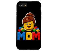 Famille Maman Maître Builder Briques de Construction Blocs Fête des Mères Coque pour iPhone SE (2020) / 7/8