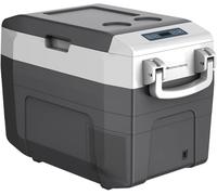 Famille Melchioni | GLACIALE 50L Réfrigérateur portable avec compartiment réfrigéré et congélateur, température de +10°C à -18°C, voiture 12V/24V, LED, écran et poignées escamotables