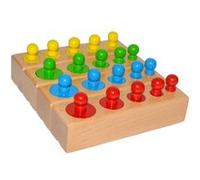 Famille Montessori Cylindre Prise en bois pack d'apprentissage éducation Jouet Pealer2154 G