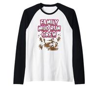 Famille Mud Run Crew Course À Obstacles Family Muddy 5k Manche Raglan