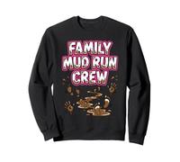 Famille Mud Run Crew Course À Obstacles Family Muddy 5k Sweatshirt