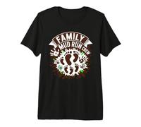 Famille Mud Run Crew Course À Obstacles Family Muddy 5k T-Shirt Haut de Gamme