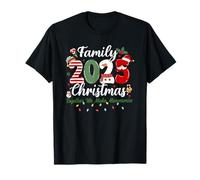 Famille Noël 2025 Faire des Souvenirs à la fête en Mangeant T-Shirt