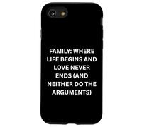 Famille où la Vie Commence et l'amour ne finit jamais Coque pour iPhone SE (2020) / 7/8