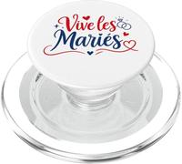 Famille Parents Tenue Cérémonie Mariage vive Les mariés PopSockets PopGrip pour MagSafe