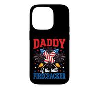 Famille Patriotique Daddy of The Little Firecracker Coque pour iPhone 14 Pro