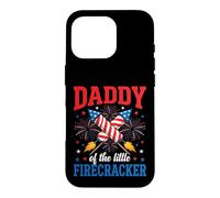 Famille Patriotique Daddy of The Little Firecracker Coque pour iPhone 16 Pro