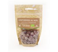 FAMILLE PERRONNEAU-Bonbons au miel bio goût framboise et myrtille de 120 g