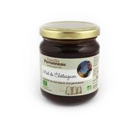 FAMILLE PERRONNEAU-Miel de châtaignier de France Bio - bocal en verre de 250 g