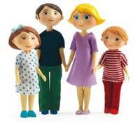 Famille pour maisons de poupees : gaspard et romy djeco G