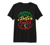 Famille Rasta Heureuse Jah Bless IRIE T-Shirt Haut de Gamme