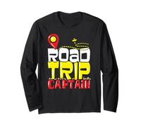 Famille Roadtrip Capitaine Camping Caravane Cadeau Manche Longue