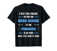 Famille Super frère Humour Beau gosse frangin T-Shirt
