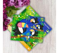 Famille toucans - kit créatif en mousse
