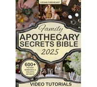 Family Apothecary Secrets Bible: 600+ Trusted Herbal Remedies and Step-by-Step Guides to Protect Your Loved Ones, and Restore Holistic Wellness to Your Home