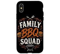 Family BBQ Squad Barbecue Griller Burger Cookout Coque pour iPhone X/XS