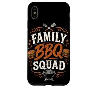 Family BBQ Squad Barbecue Griller Burger Cookout Coque pour iPhone XS Max