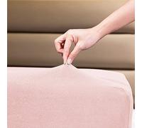 Family Bedding Drap-housse en jersey 100 % coton pour lit simple, 100 cm x 200 cm, rose
