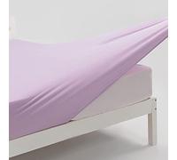 Family Bedding Drap-housse en jersey épais pour lit king size Lilas 160 x 200 cm