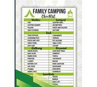 Family Camping Checklist: Outdoor Adventure Planner | 8.5x11 | Travel Notebook with 150+ Easy-to-Use Checklists