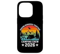 Family Camping Crew 2026 Tees Outdoor Camping Group Matching Coque pour iPhone 14 Pro