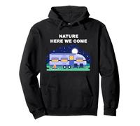 Family Camping Vacation Trip - Nature Here We Come Sweat à Capuche