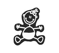 Family Car Decals ADH06668 Adhésif Bébé Fille