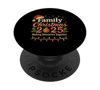 Family Christmas 2025 T-Shirt - Souvenirs en Famille Noël PopSockets PopGrip Adhésif