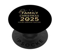 Family Christmas 2025 T-Shirt - Souvenirs en Famille Noël PopSockets PopGrip Adhésif