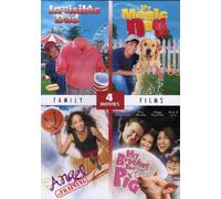 Family Comedy Films Collection (4 Movies) - Invisible Dad, My Magic Dog, Angel in Training, & My Brother the Pig