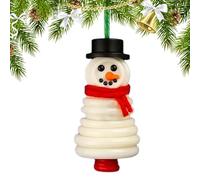 Family Crafting Delight: Button Christmas tree ornament kits inspire creativity through the assembly of handmade button decorations, offering a perfect crafting experience for children and adu