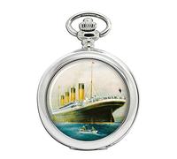 Family Crests Titanic Stern Complet Hunter Poche Montre