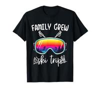 Family Crew Ski Trip Funny Family Vacation Matching Winter T-Shirt