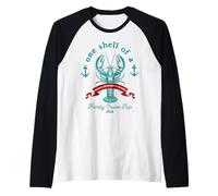 Family Cruise 2026 Voyage Homard Souvenir de Vacances Amusant Manche Raglan