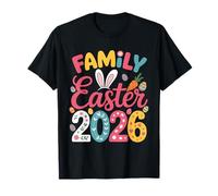 Family Easter 2026 Cute Bunny Ears Egg Hunt Spring Holiday T-Shirt