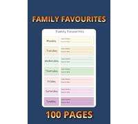 Family Favourites Recipe Book (Colored Interior): Blank Recipe Journal to Record and Preserve Your Family’s Best Meals | 100 Pages | Full-Color Cooking Notebook for Home & Kitchen