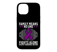 Family Fight Epilepsy Awareness Products Epilepsy Support Coque pour iPhone 14