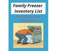 Family Freezer Inventory List