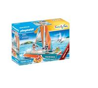 PLAYMOBIL - 71043 - Family Fun - Promo Pack Catamaran - 53 pièces - Multicolore