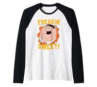 Family Guy Freakin' Sweet Peter Griffin Portrait Cartoon Manche Raglan